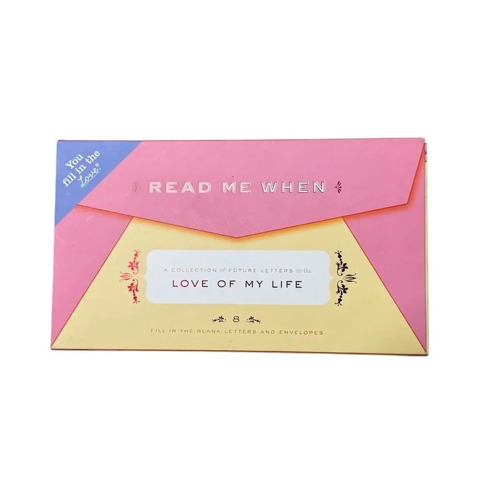 Knock Knock Read Me When Love Letters Fill In The Blank Letters Stationery Set
